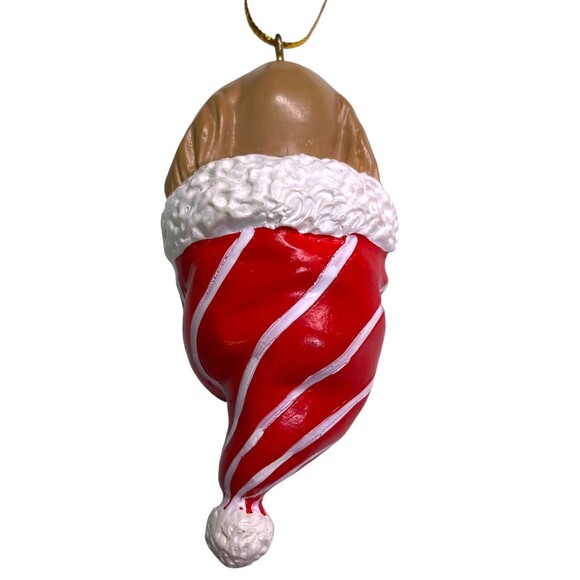 Precious Moments Puppy Dog In Santa Hat Stocking Xmas Tree Ornament New With Tag - Picture 4 of 11